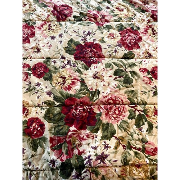 Ralph Lauren Full Queen Comforter Lily Floral Constance READ DESCRIPTION - Picture 2 of 7
